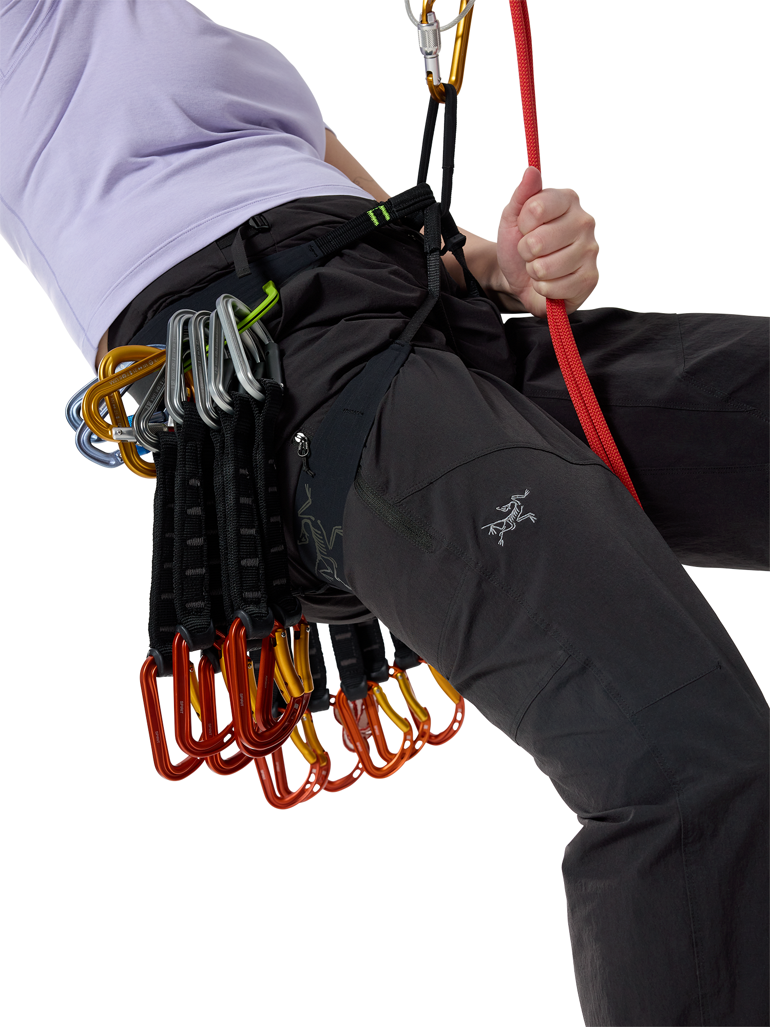 Arc'teryx Women's Clarkia Cotton Wide Leg Pants Musta 04