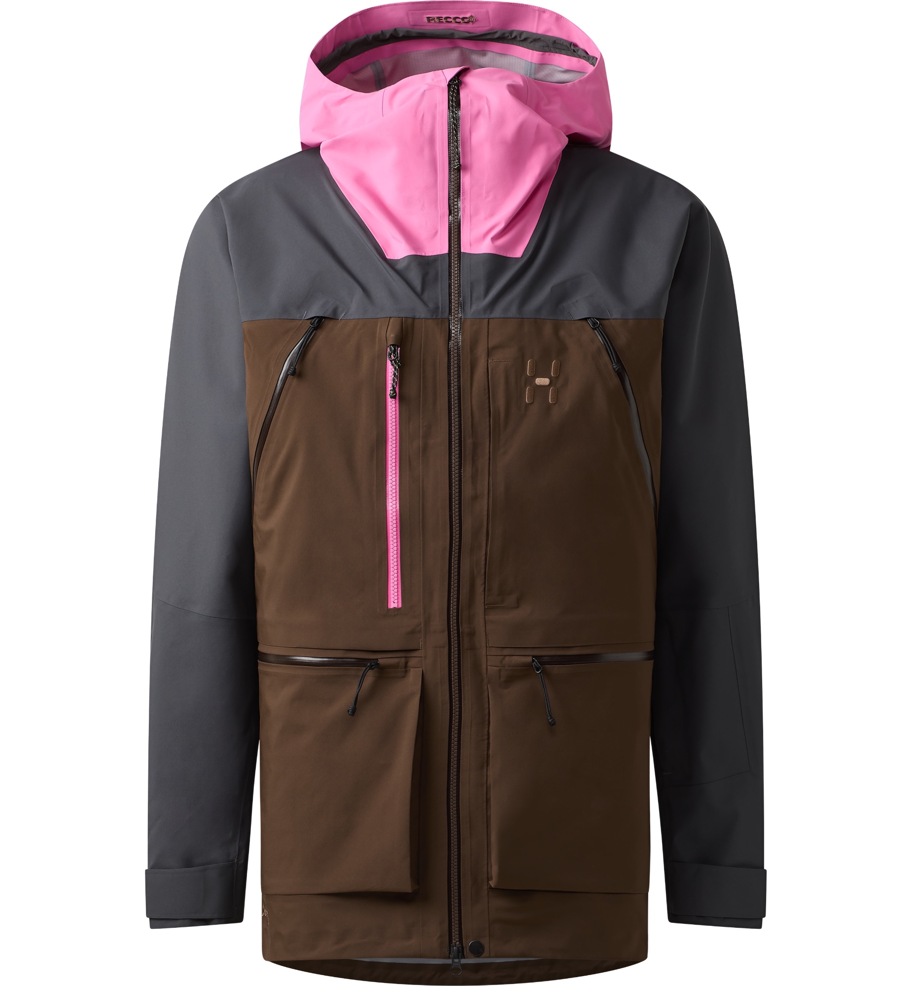 Haglöfs Men's Vassi GTX Pro II Jacket Lantana Pink / Woodland Brown 07