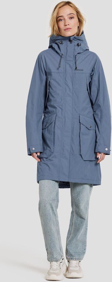 Didriksons Women's Thelma 10 Parka True Blue 03