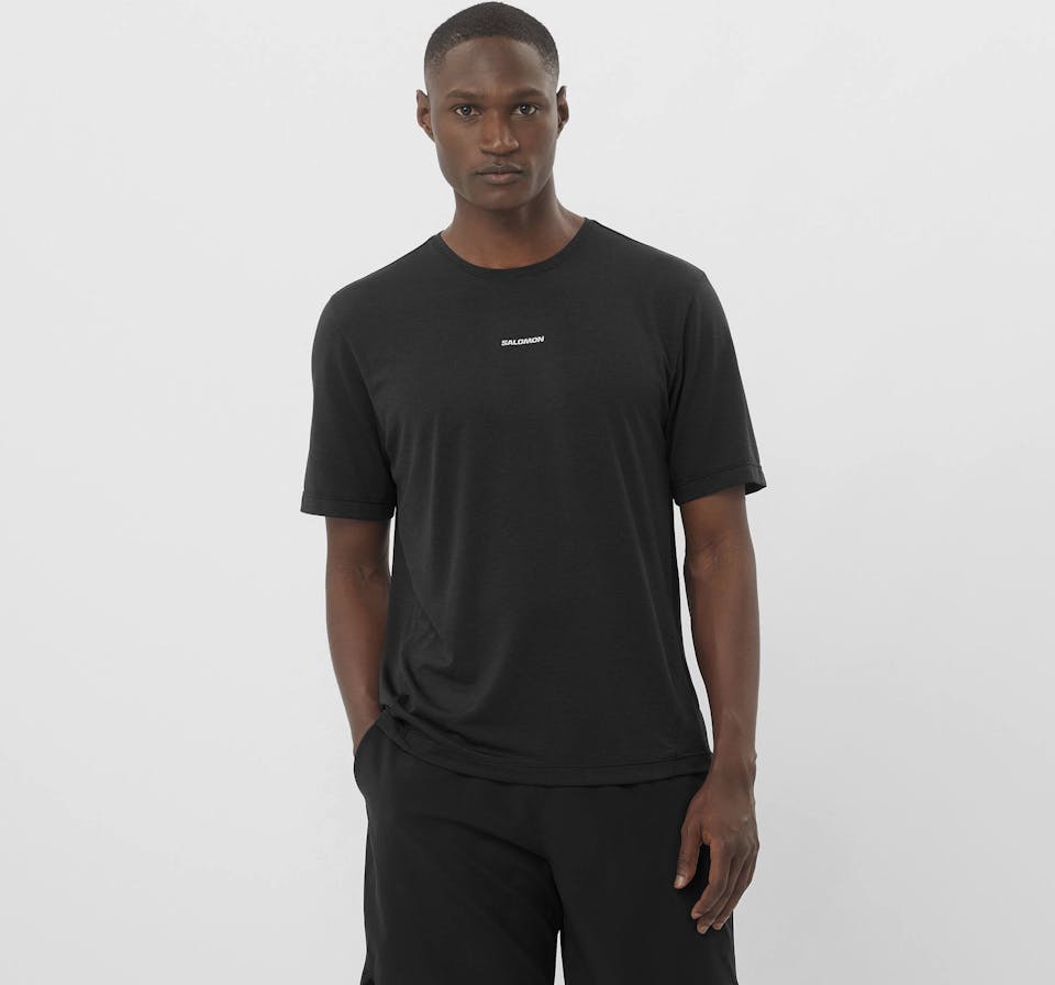 Salomon Men's Shakeout Core Tee Musta 02
