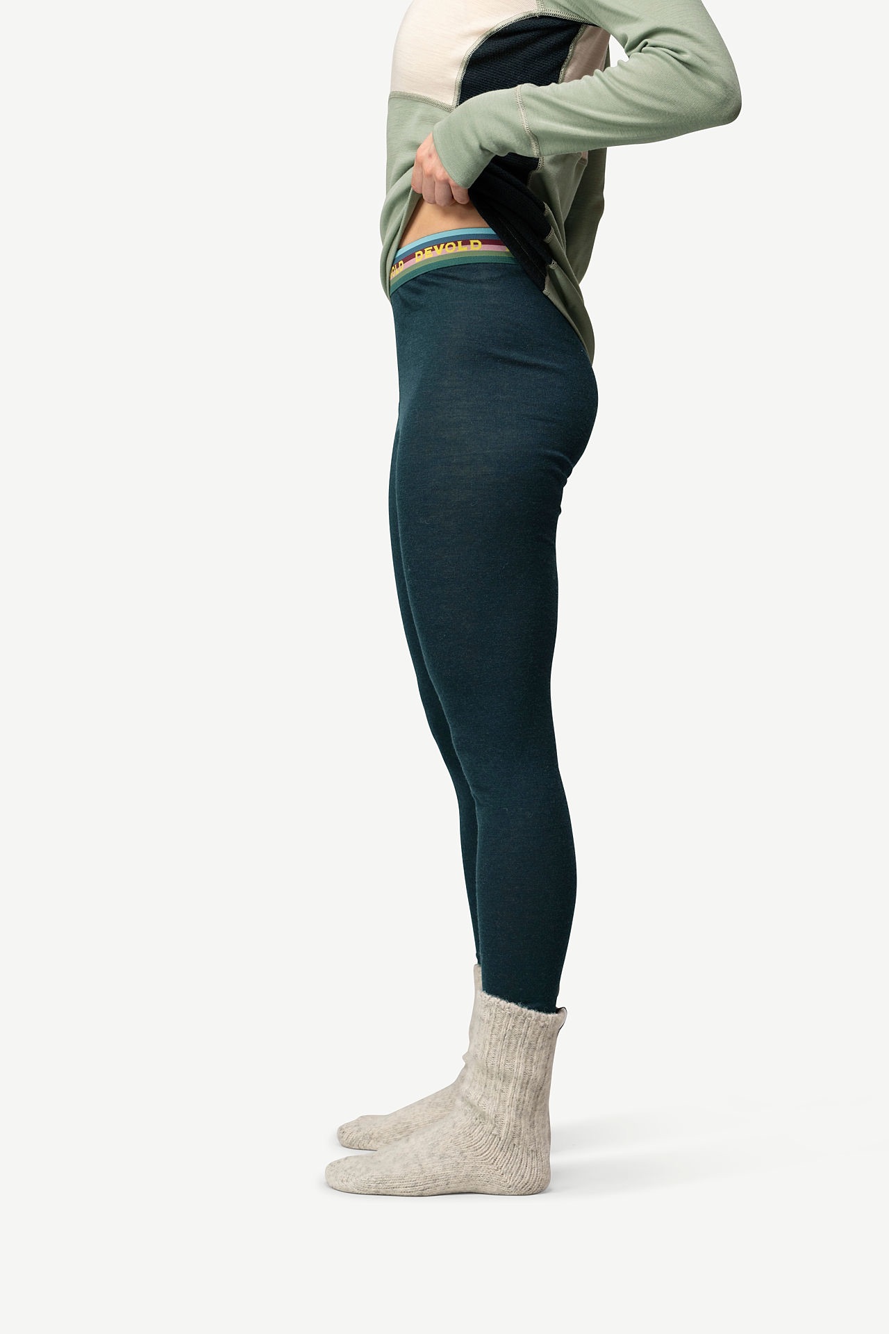 Devold Lauparen Merino 190 Longs Woman Ink 02