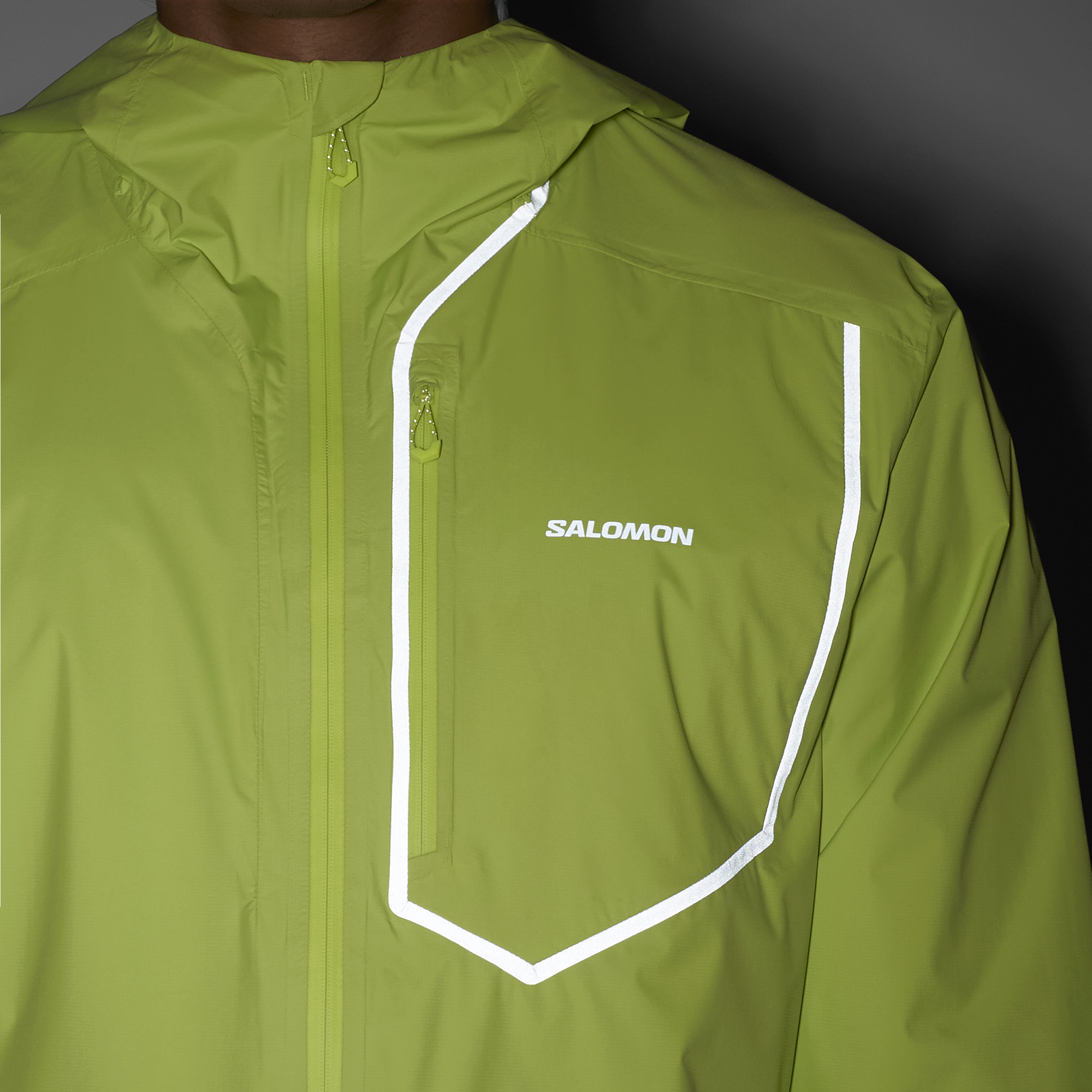 Salomon Men's Bonatti Pro Jacket Acid Lime 08
