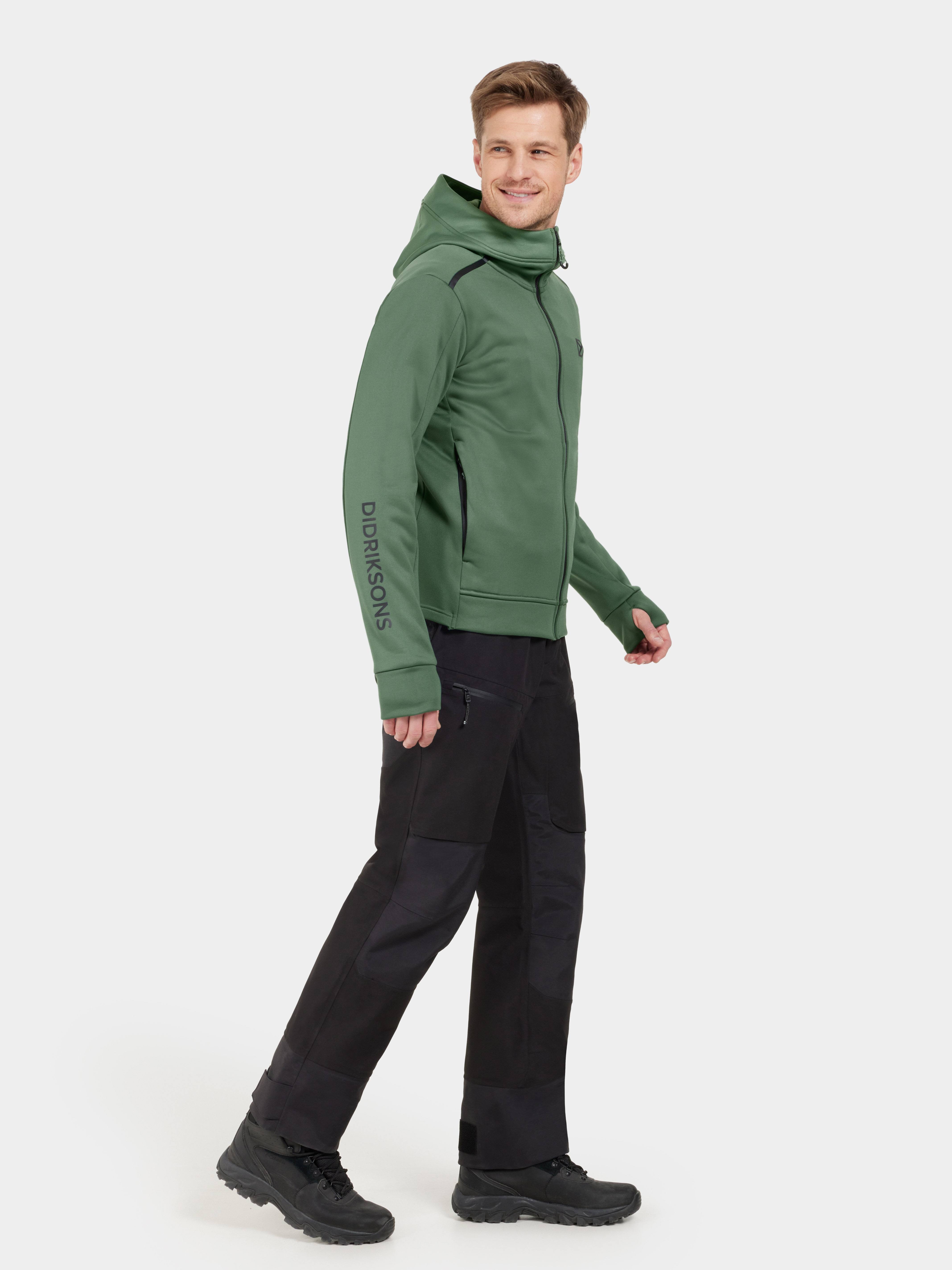 Didriksons Men's Acke 4 Full Zip Dark Moss 07