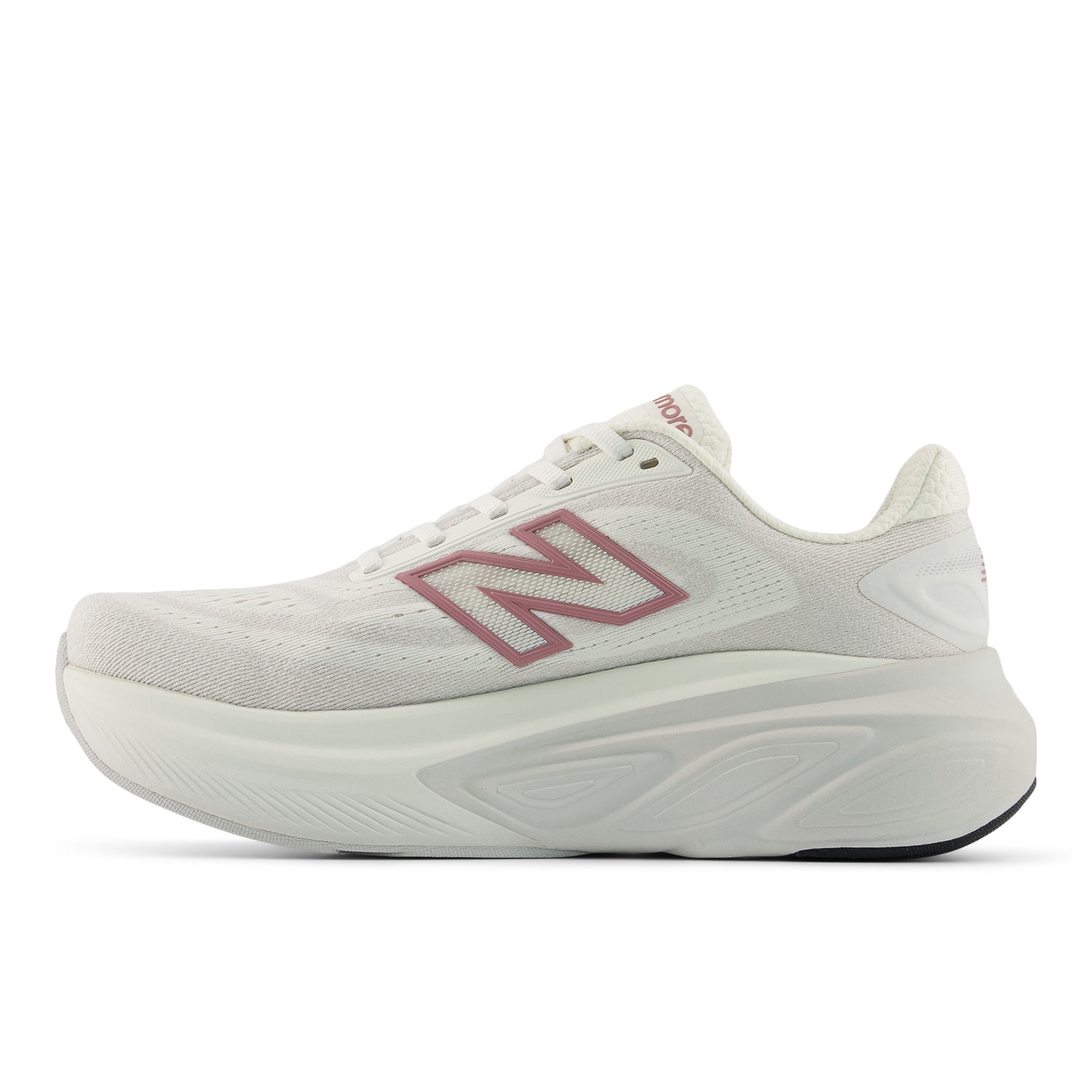 New Balance Women's Fresh Foam More V6 Sea Salt / Rosewood / Grey mat 02