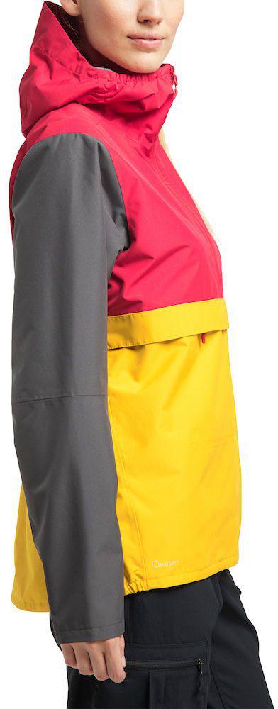 Haglöfs Spira Anorak Women Magnetite/Pumpkin Yellow 07