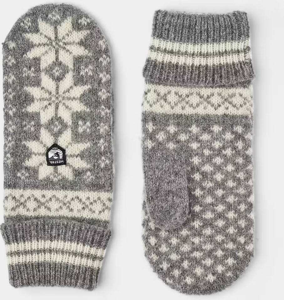Hestra Isvik Mitts Grey / White 01