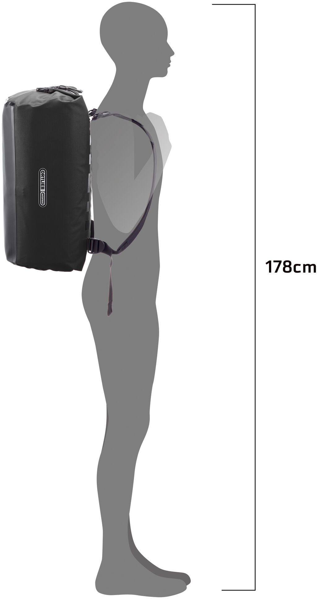 Ortlieb Duffle Lite 40L Musta 02