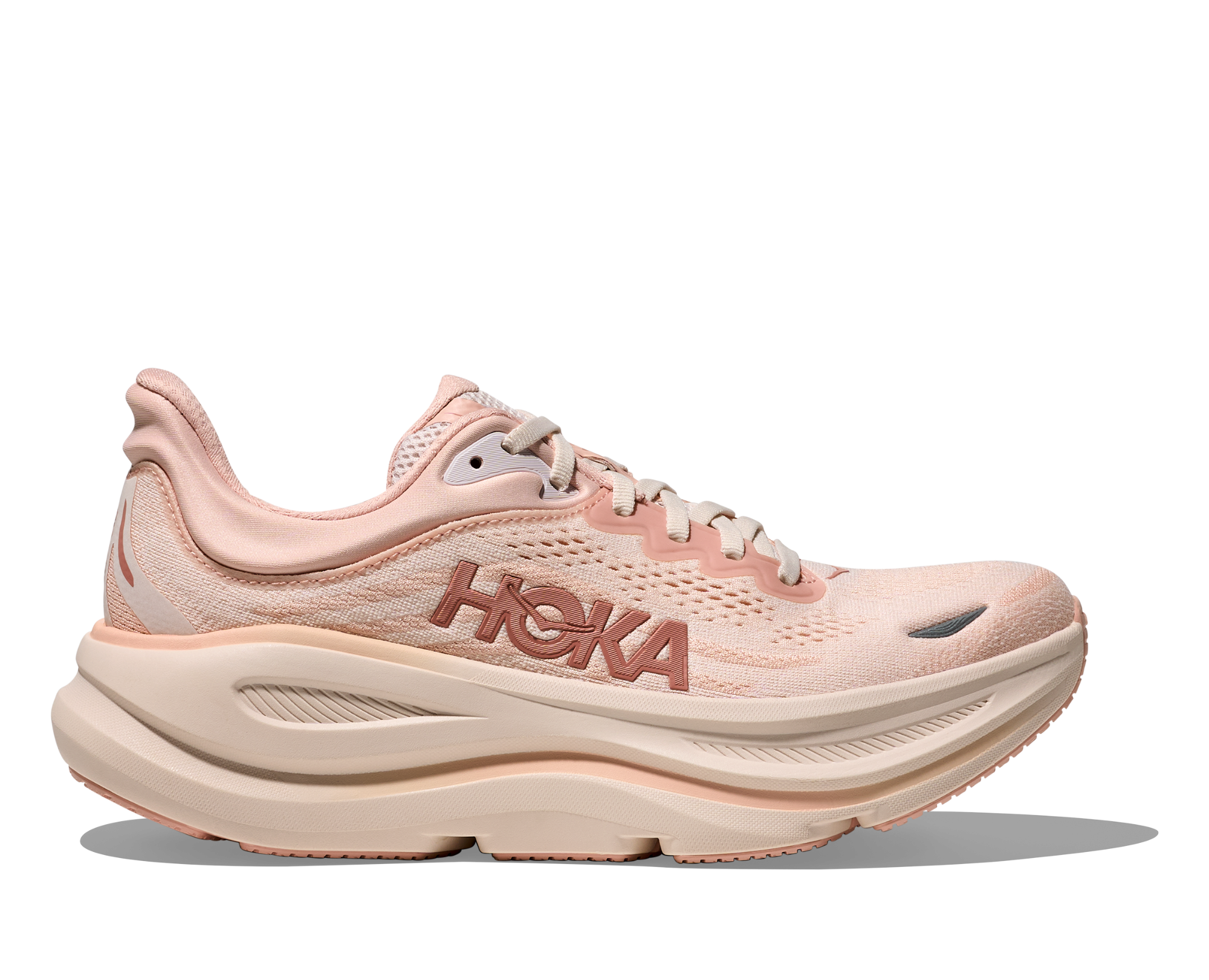 Hoka Women's Bondi 9 Rose Latte / Rose Cream 03