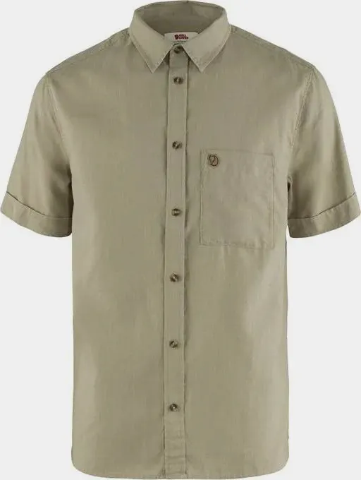 Fjällräven Övik Travel Shirt SS Sand 01