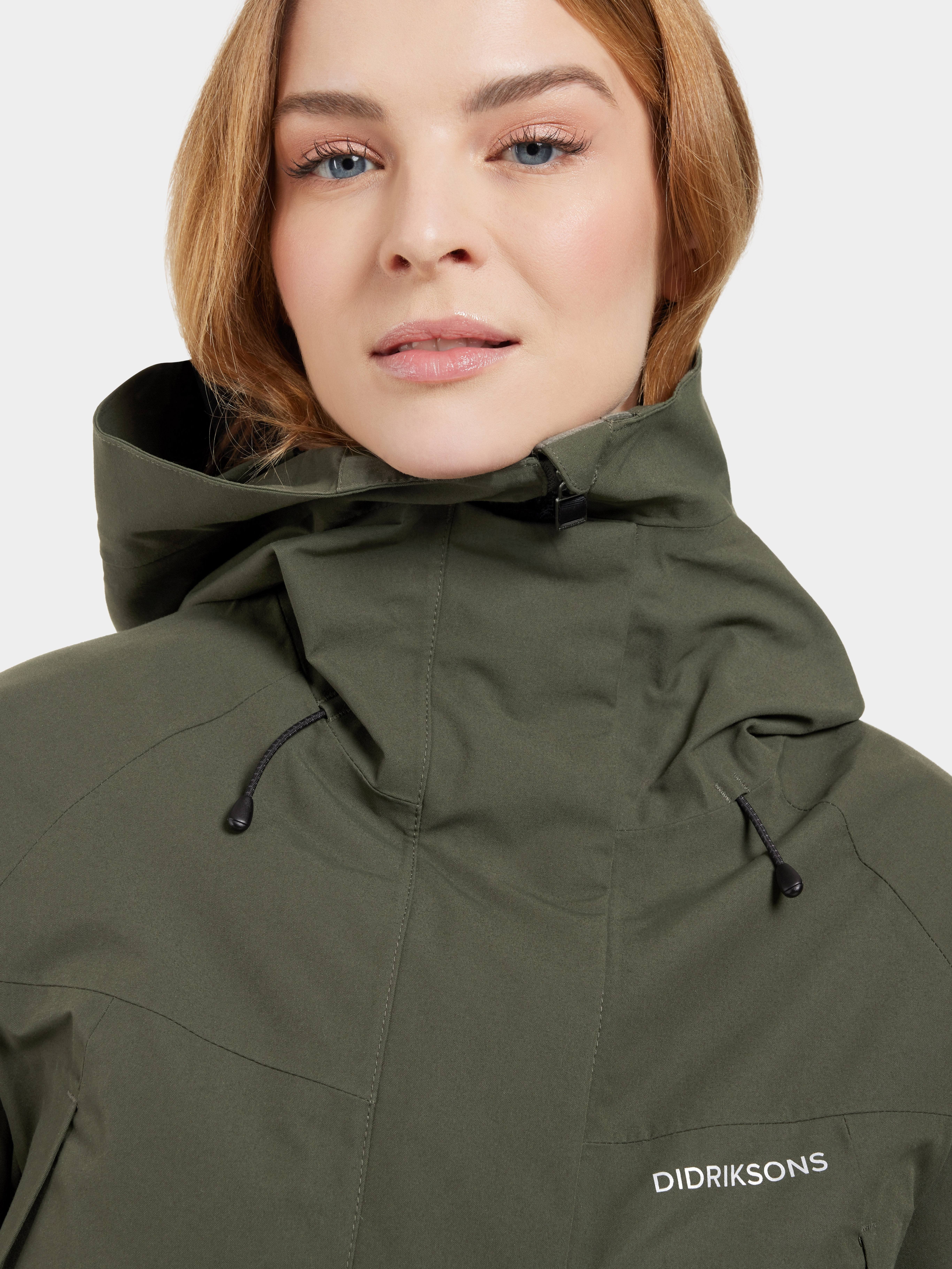 Didriksons Women's Ilma Parka 8 Deep Green 06