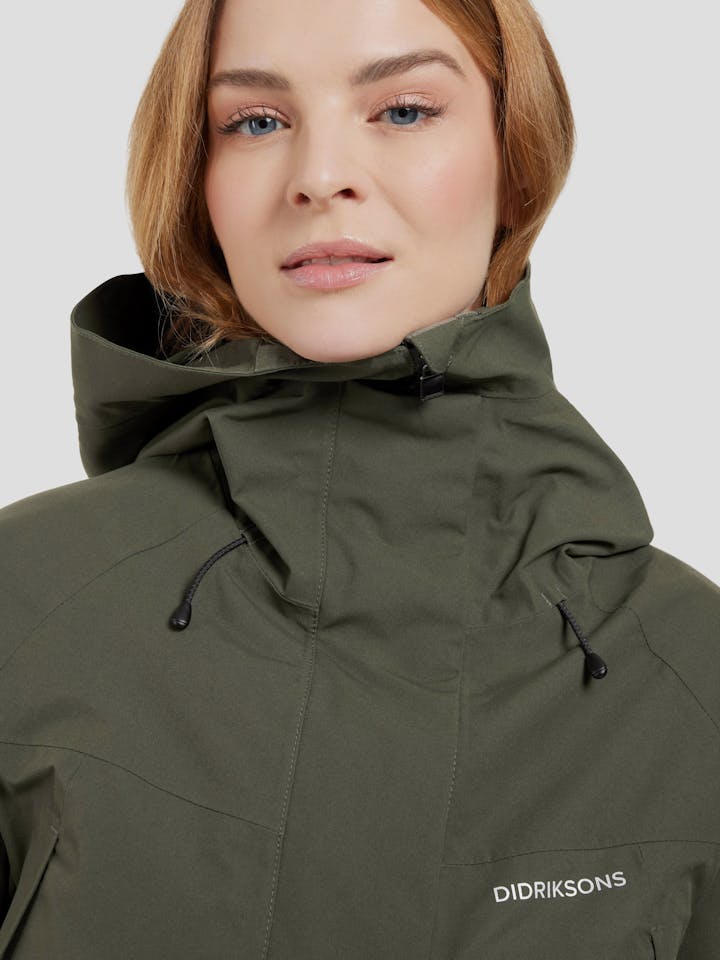 Didriksons Women's Ilma Parka 8 Deep Green 06