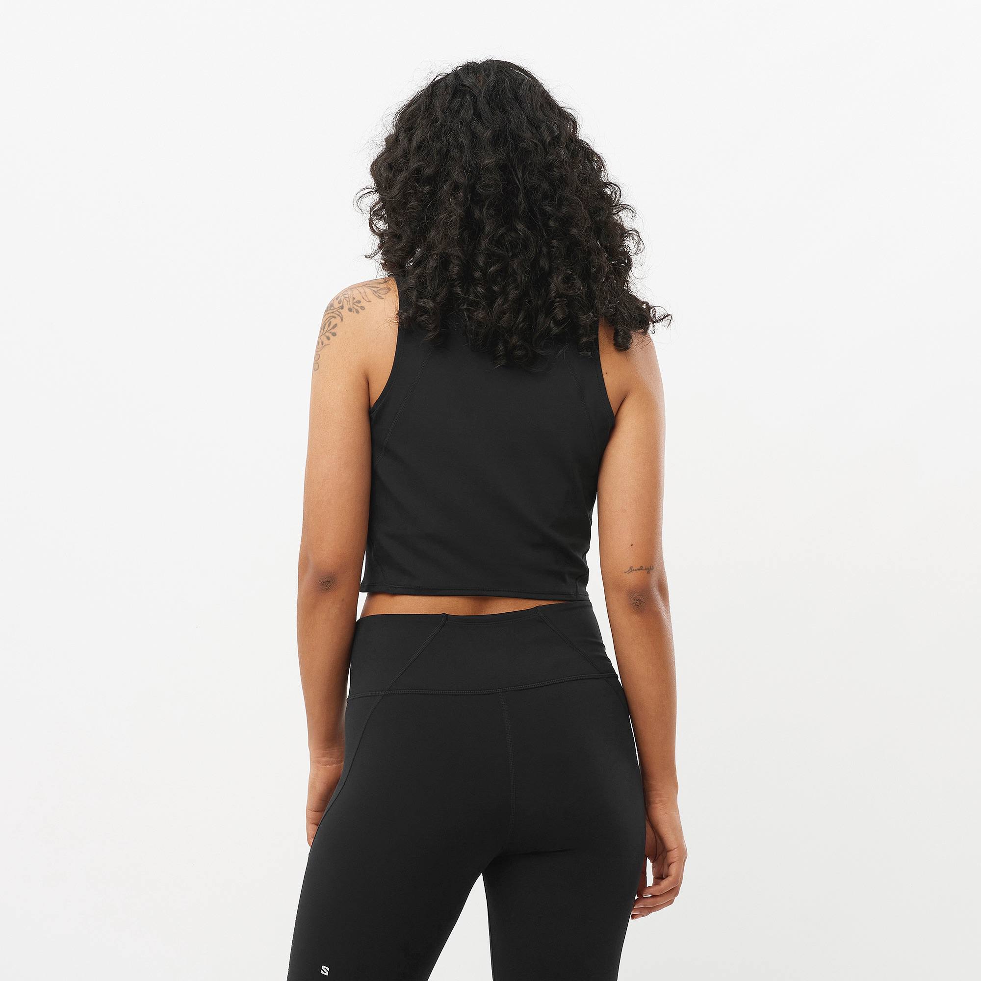 Salomon Women's Shakeout Bliss Tanklette Black 03