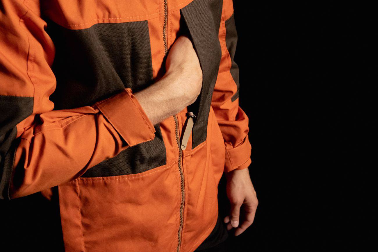 Sasta Roihu Trek Takki Miesten Oranssi 09