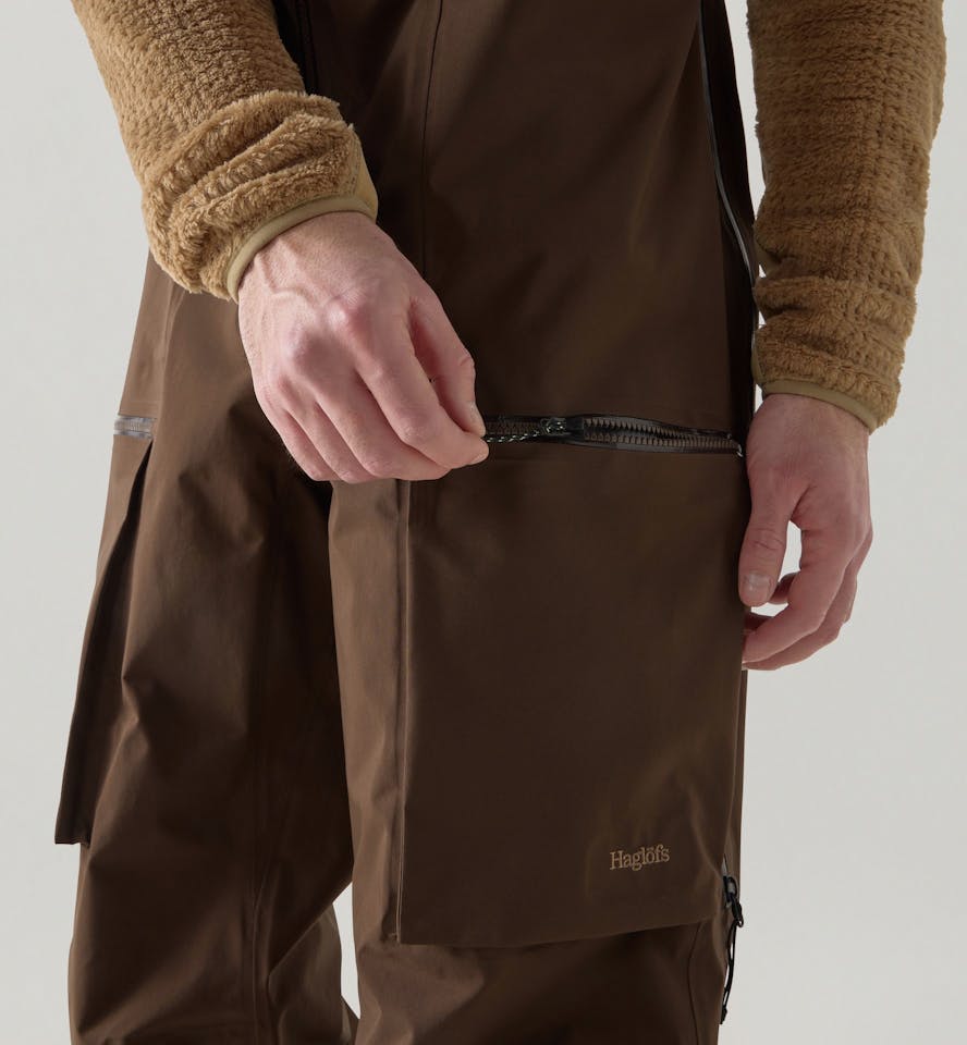 Haglöfs Men's Vassi GTX Pro II Bib Woodland Brown 08