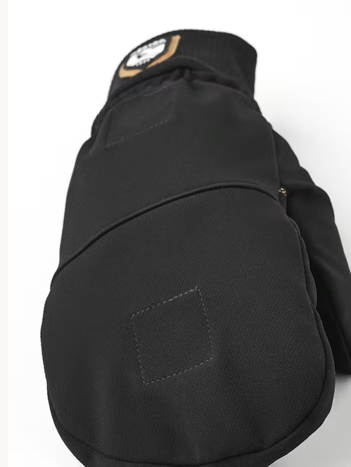 Hestra Windbreaker Pull Over Mitt Black 06