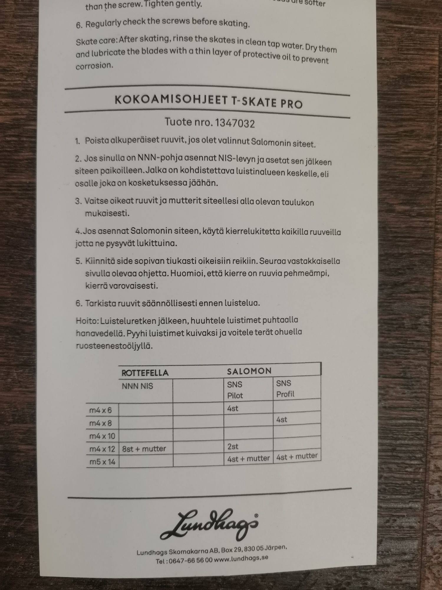 Lundhags T-Skate Pro  06