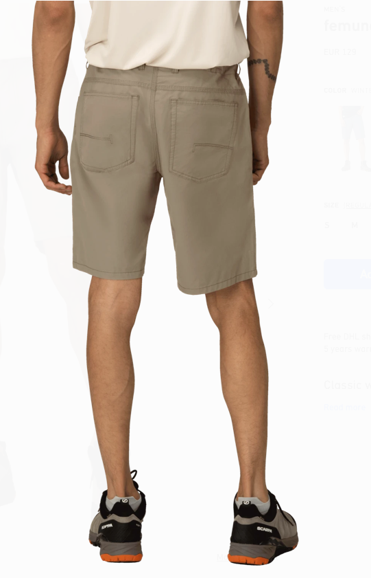 Norrøna Men's Femund Cotton Shorts Winter Twig 02