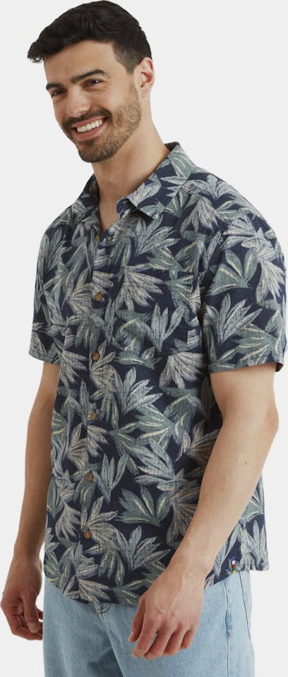 Sherpa Men's Havai Short Sleeve Shirt Rathee Blue 04