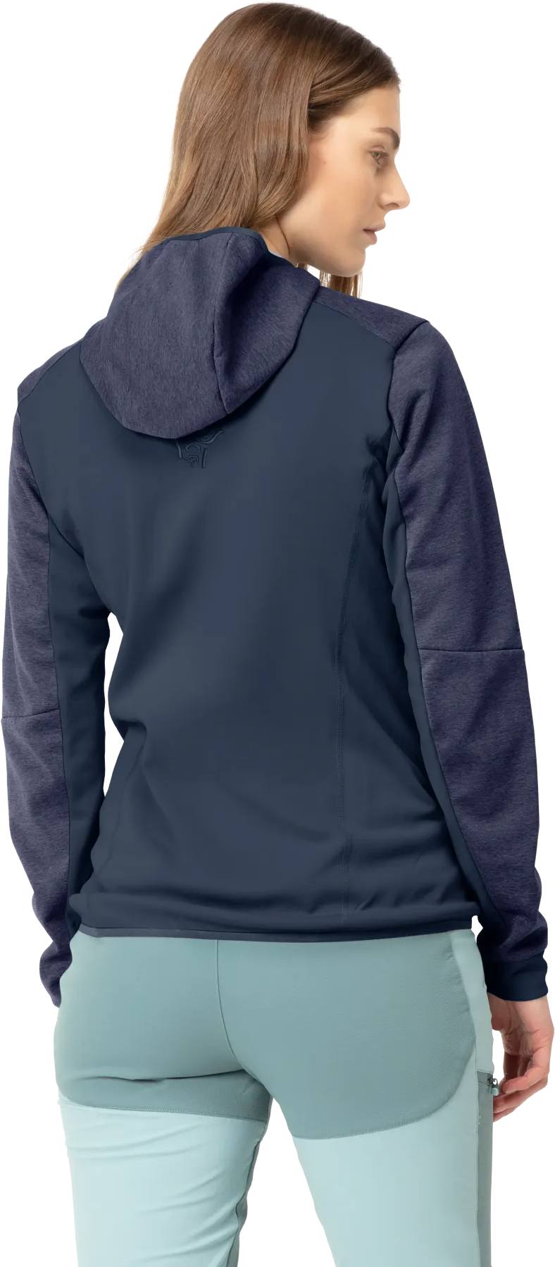 Norrøna Women's Falketind Warm2 Octa Hood Indigo 03