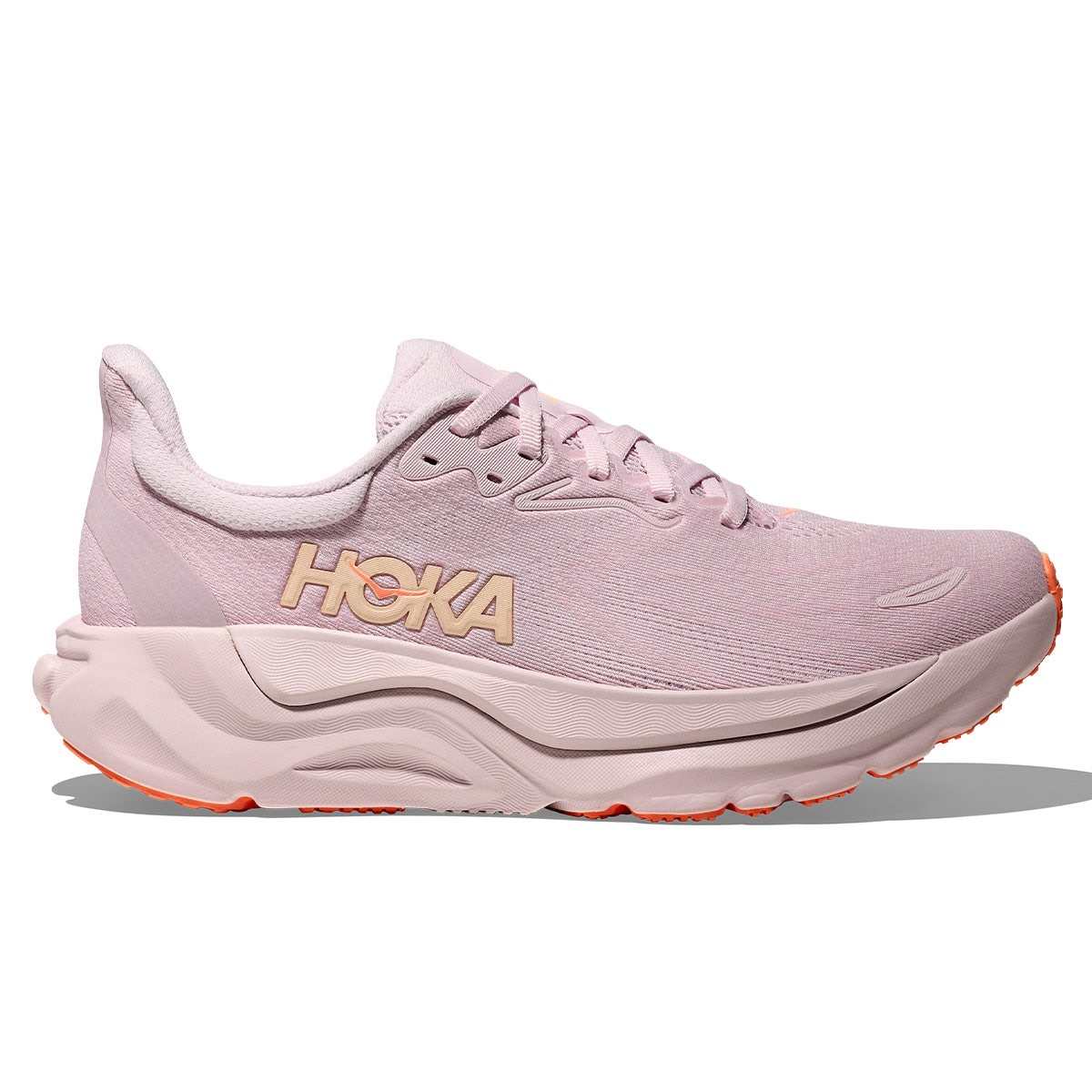 Hoka Women's Arahi 8 Lilac Cream / Neon Cantaloupe 07