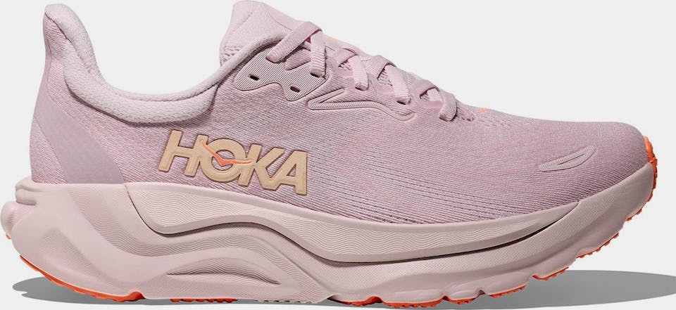 Hoka Women's Arahi 8 Lilac Cream / Neon Cantaloupe 07