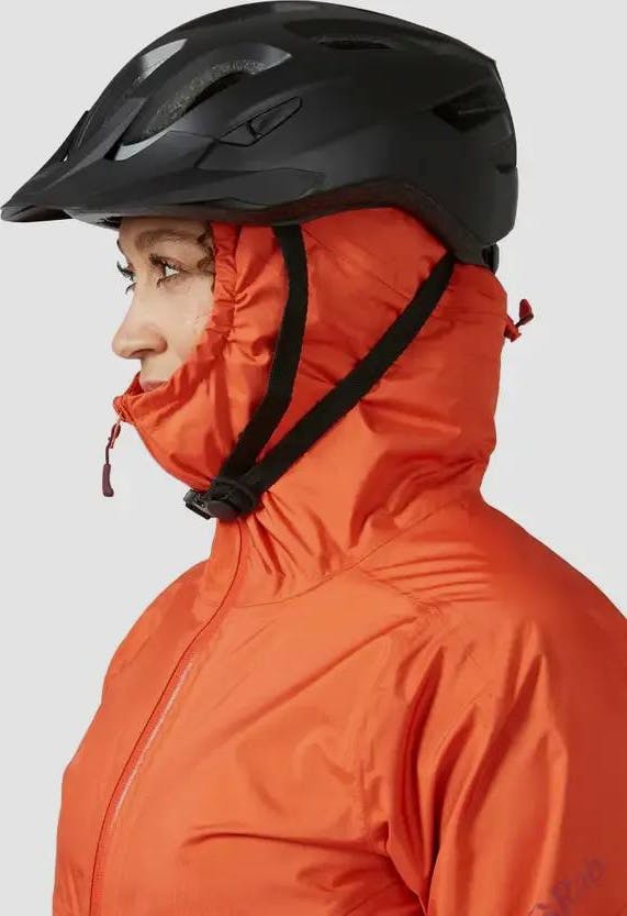 Rab Women's Cinder Downpour Jacket Red 15