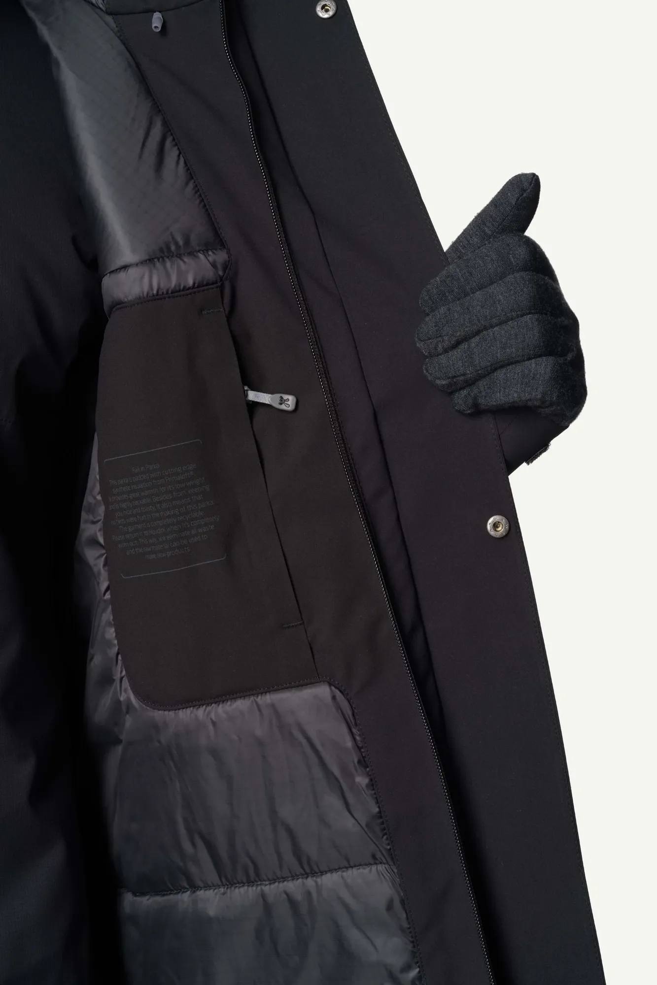 Houdini Men's Fall In Parka - Miesten vedenpitävä parkatakki Musta 08