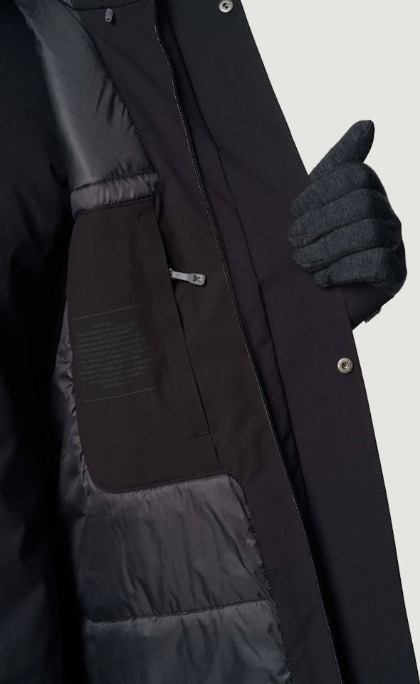 Houdini Men's Fall In Parka - Miesten vedenpitävä parkatakki Musta 08