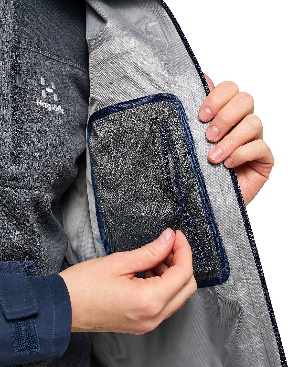 Haglöfs Women's ROC Flash GTX Jacket Tarn blue 12