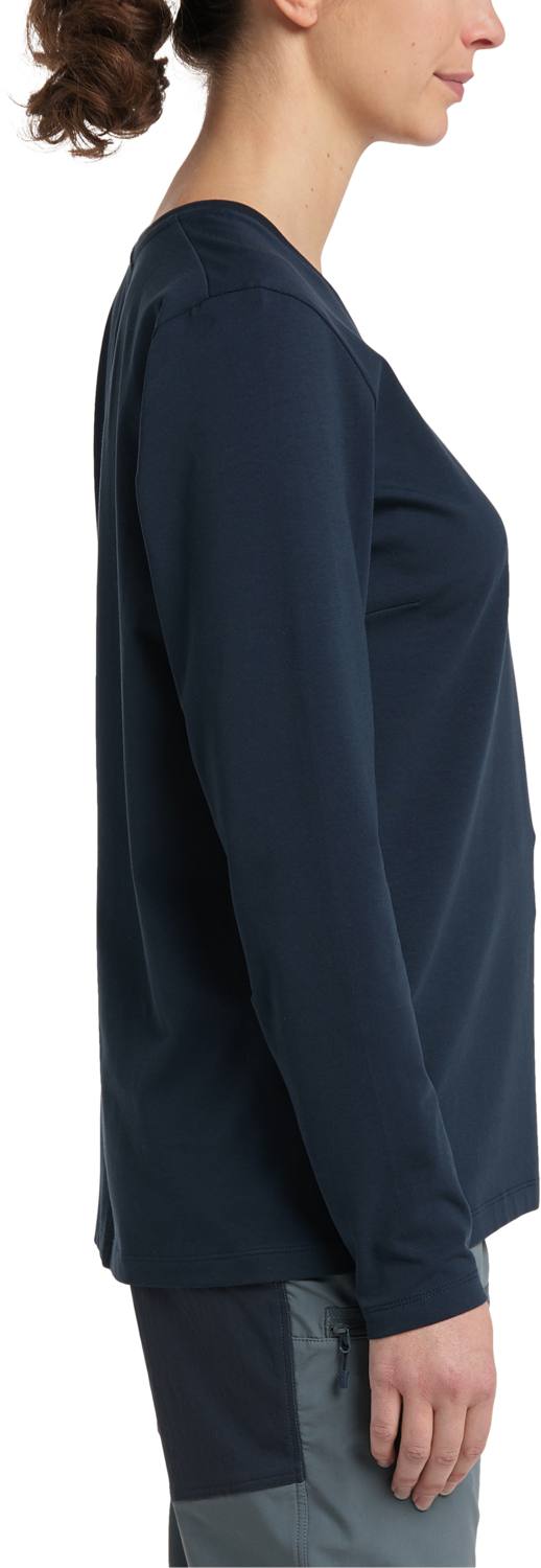 Haglöfs Women's Curious LS Tee Tarn Blue 04