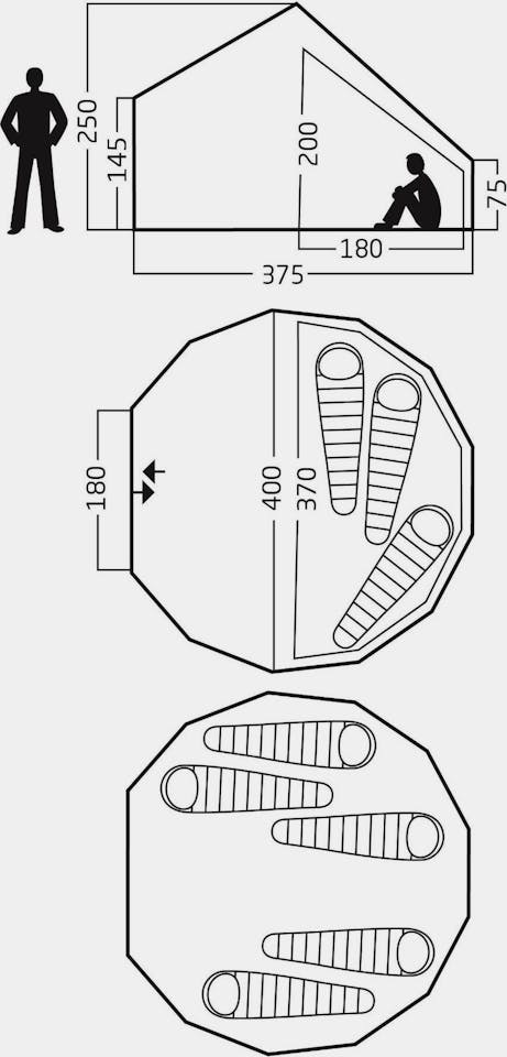 Nordisk Asgard 12,6 Tent Sand 04