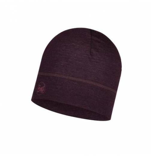 Buff Lightweight Merino Hat Deep Purple Solid