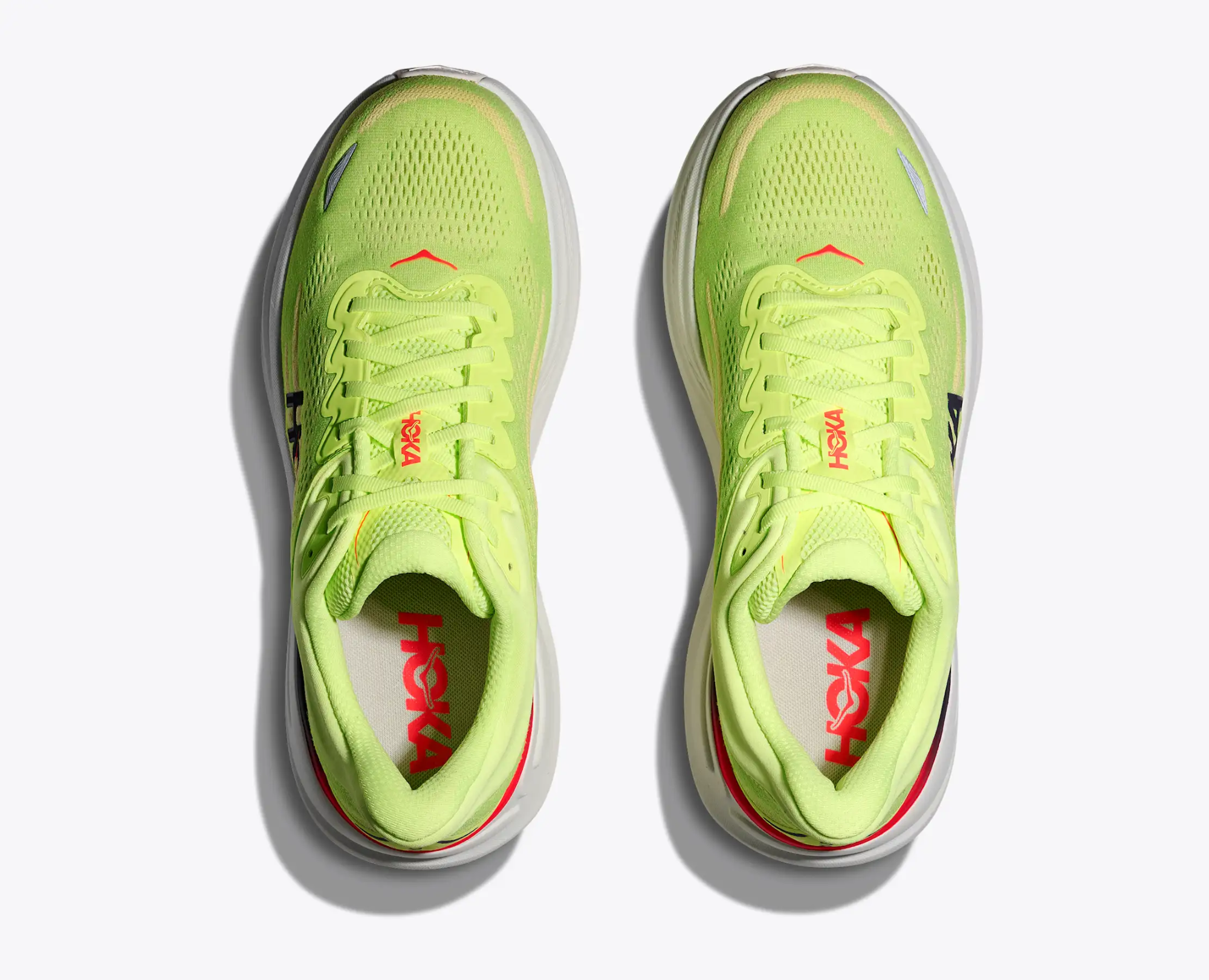 Hoka Men's Bondi 9 Neon Yuzu / Sunlight 03