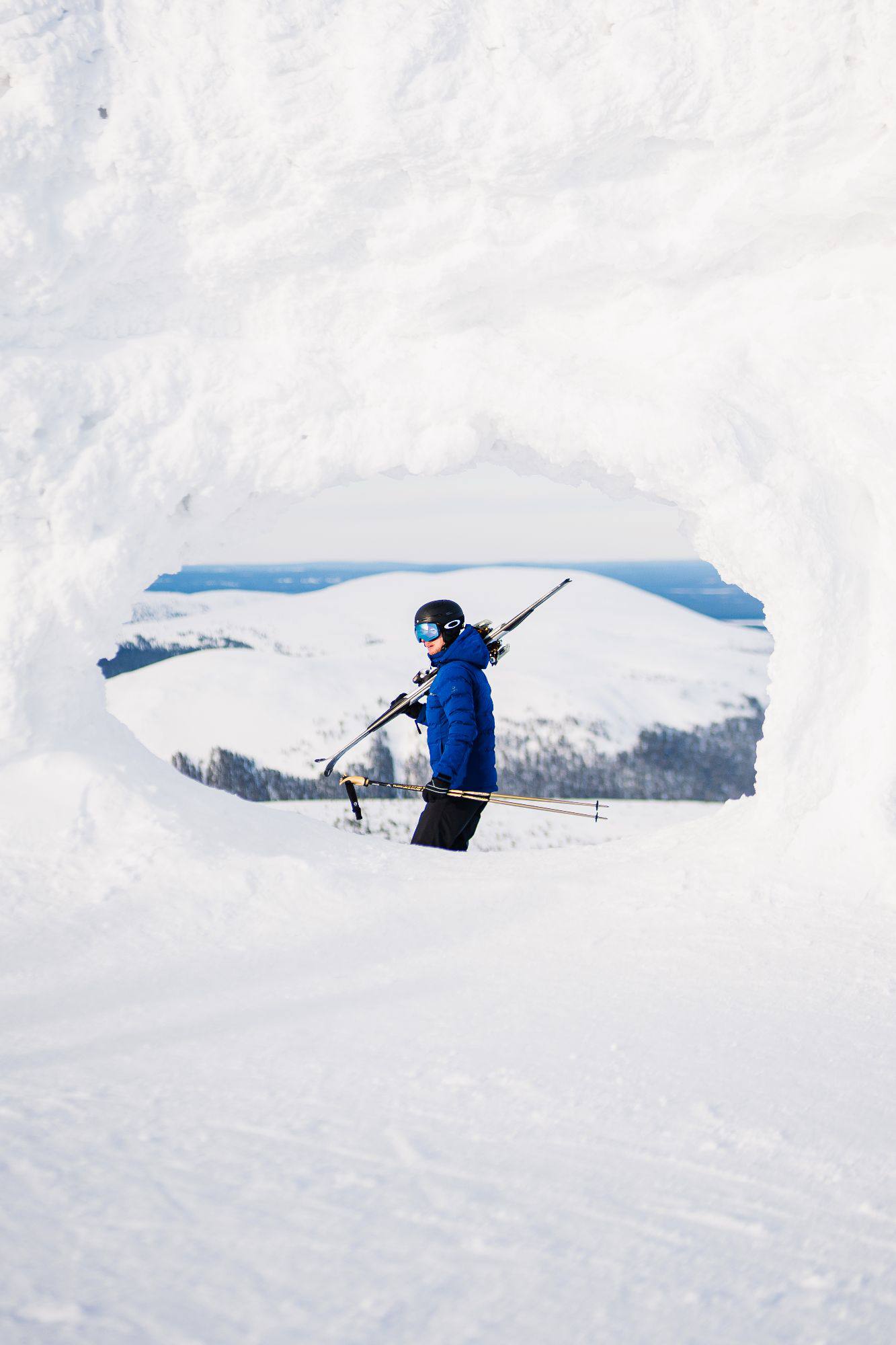 Halti Men's Nordic Arcty Ski Jacket Bellwether Blue D36 05