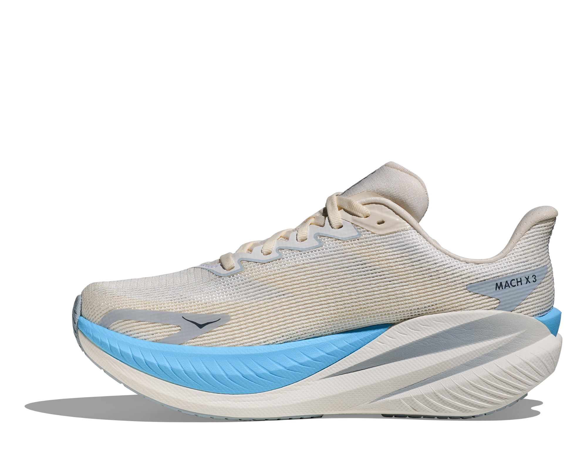 Hoka Women's Mach X 3 White / Alabaster 08