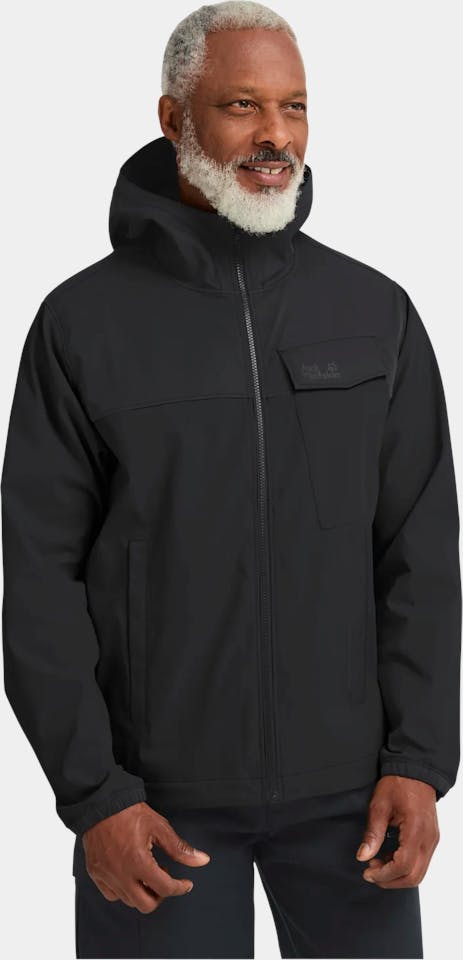 Jack Wolfskin Men's Mahani Jacket Musta 01