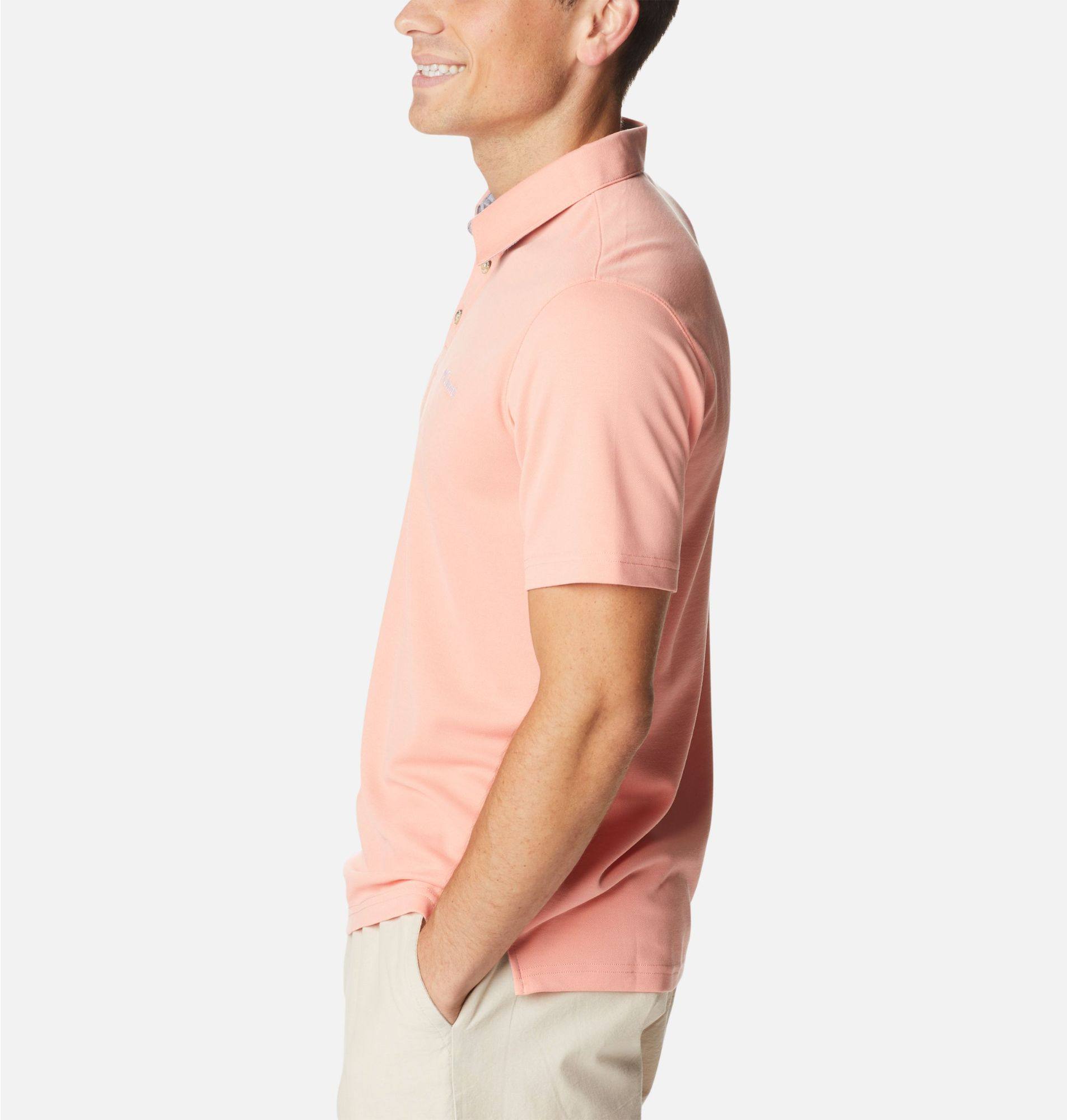 Columbia Nelson Point Polo Coral 03