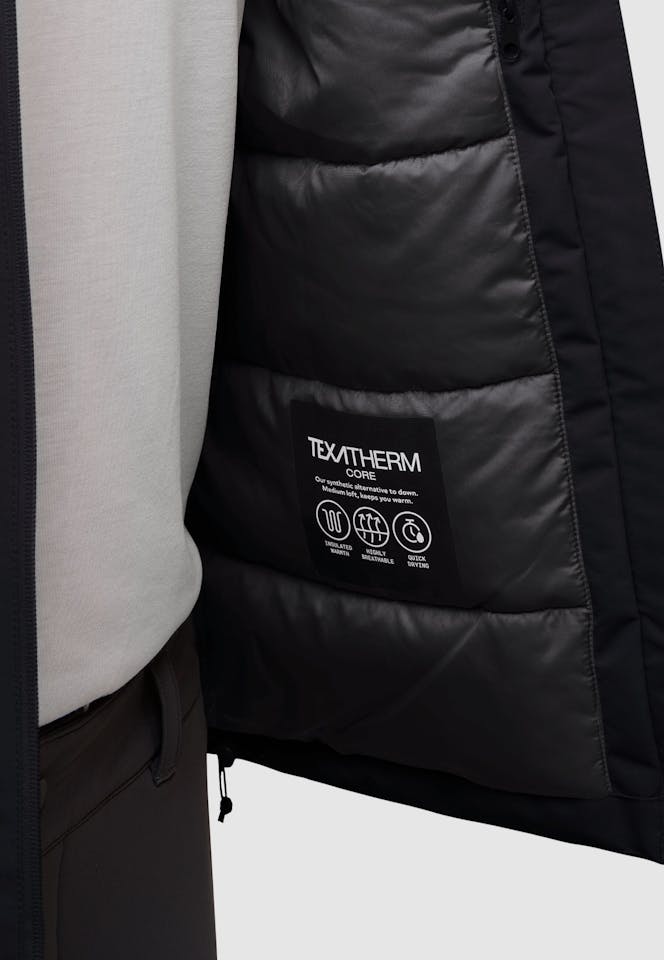 Jack Wolfskin Men's Jasper Ins Jacket - Miesten talvitakki Musta 12