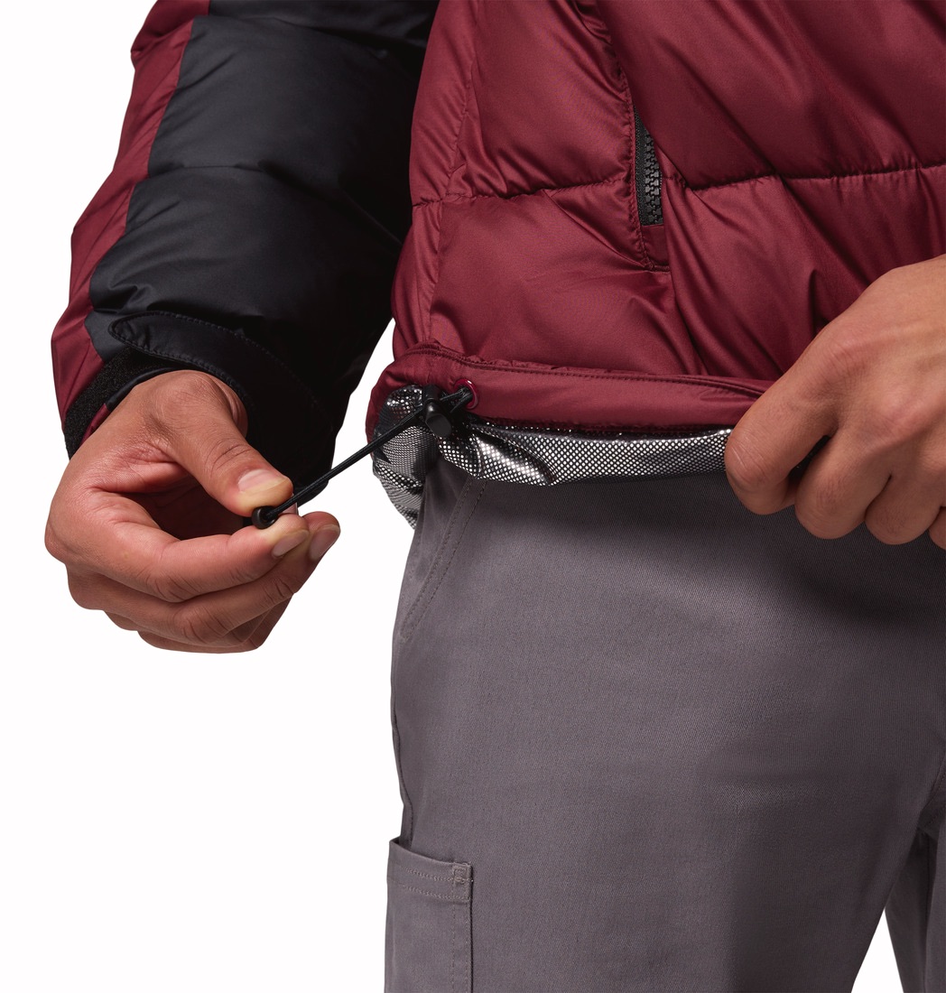 Columbia Men's Pike Lake II Hooded Jacket - Miesten talvitakki Mountain Red 07