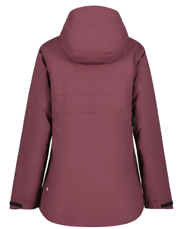 Rukka Women's Vilkko Jacket - Naisten kevyttoppatakki Tummanpunainen 02