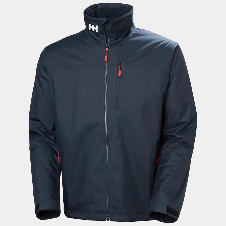 Helly Hansen Men's Crew Hooded Pile Jacket - Miesten talvitakki Navy 06