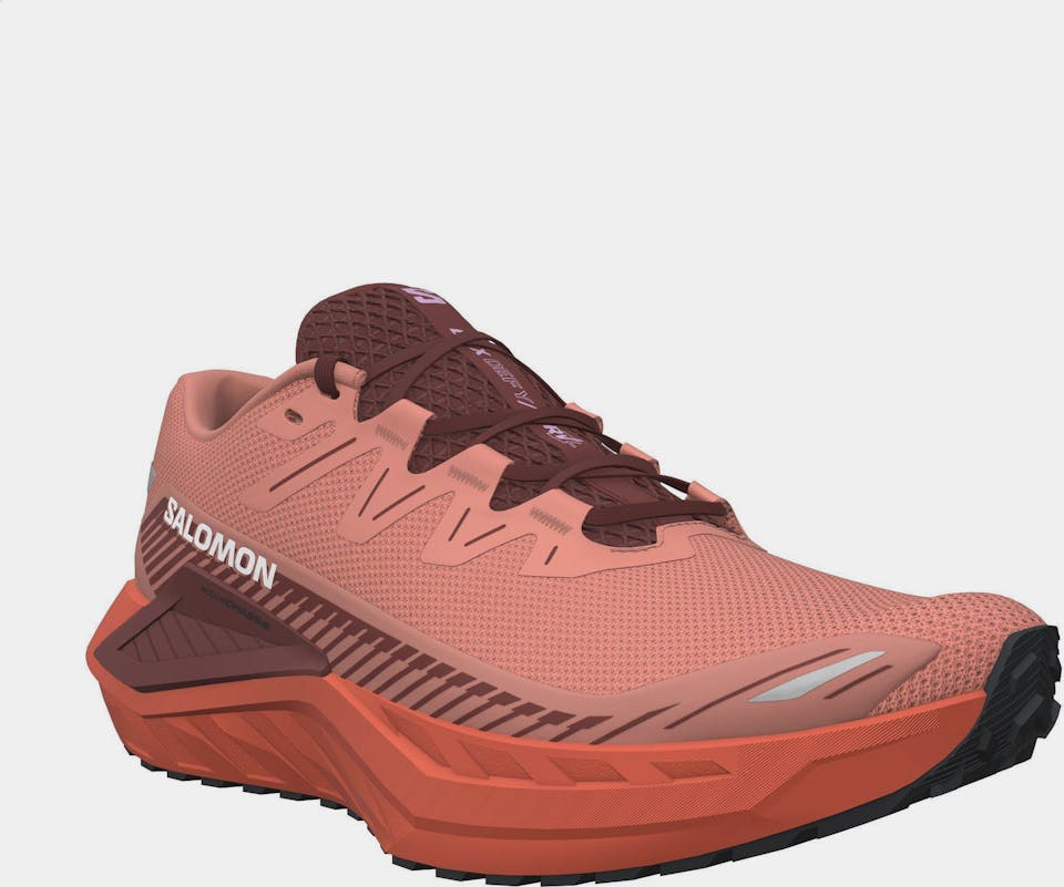 Salomon Women's DRX Defy Gravel Vaaleanpunainen/Tummanpunainen 06