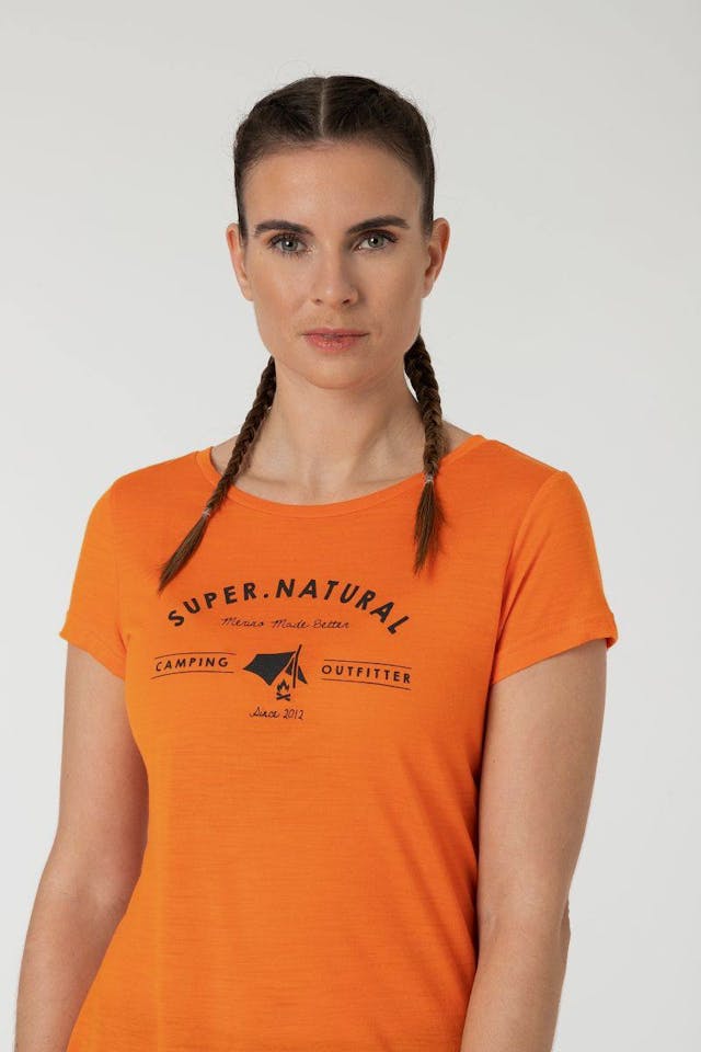 Supernatural Camping W Tee Orange 04