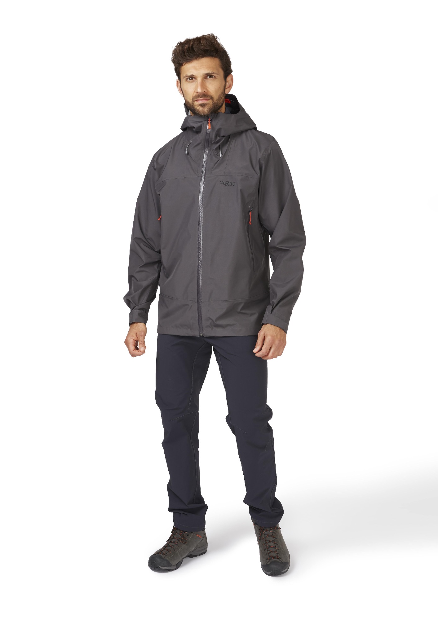 Rab Men's Namche GTX Jacket ja Lowa Men's Renegade Evo Mid GTX Musta 43