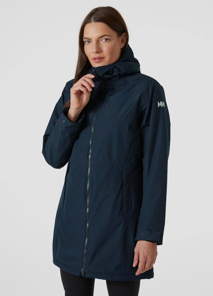 Helly Hansen Women's Lisburn Insulated Raincoat Navy 04