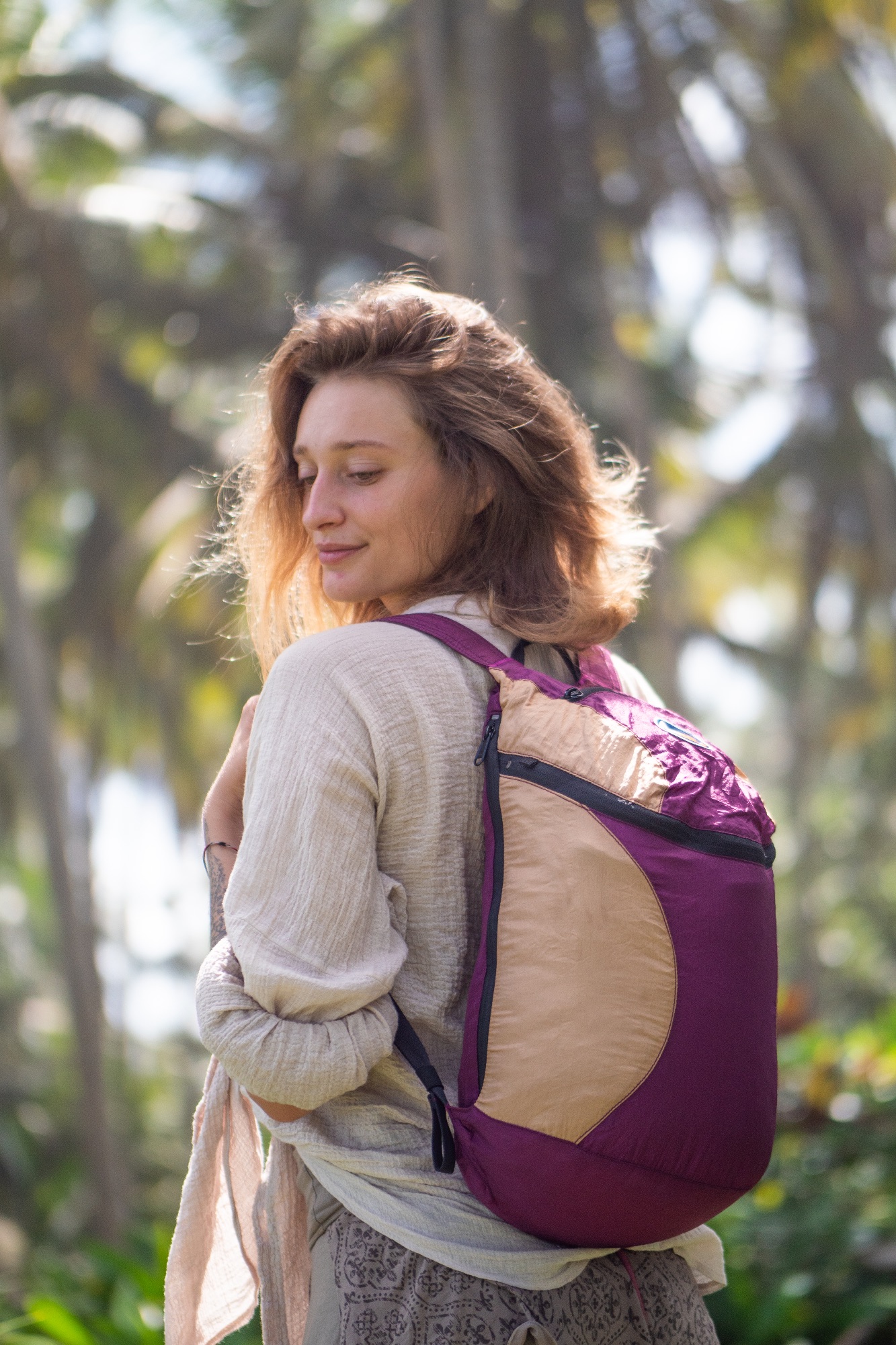 Ticket To The Moon Mini Backpack Plum 07