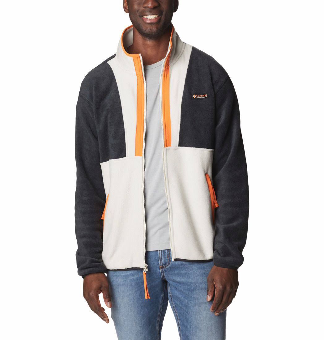 Columbia Men's Back Bowl Fullzip Fleece Musta / Stone 04