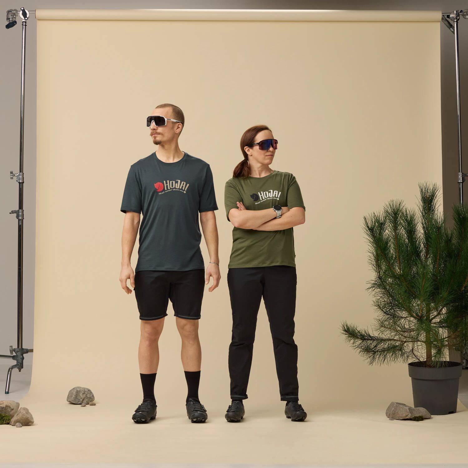 Fjällräven Women's Hoja Hybrid Trousers Musta 06