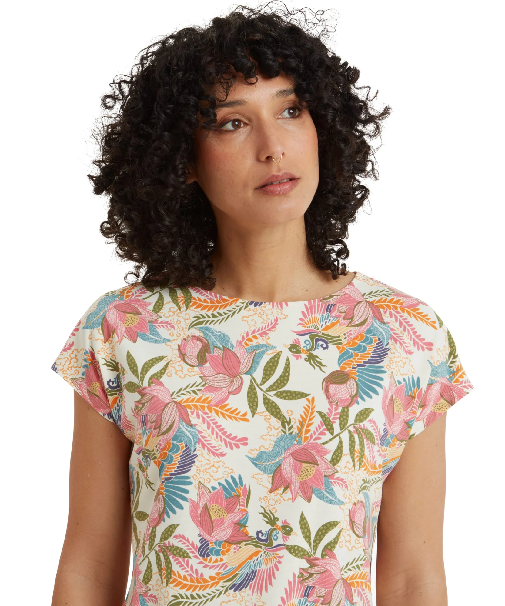 Sherpa Women's Neha Tee Rosie Peacock 04