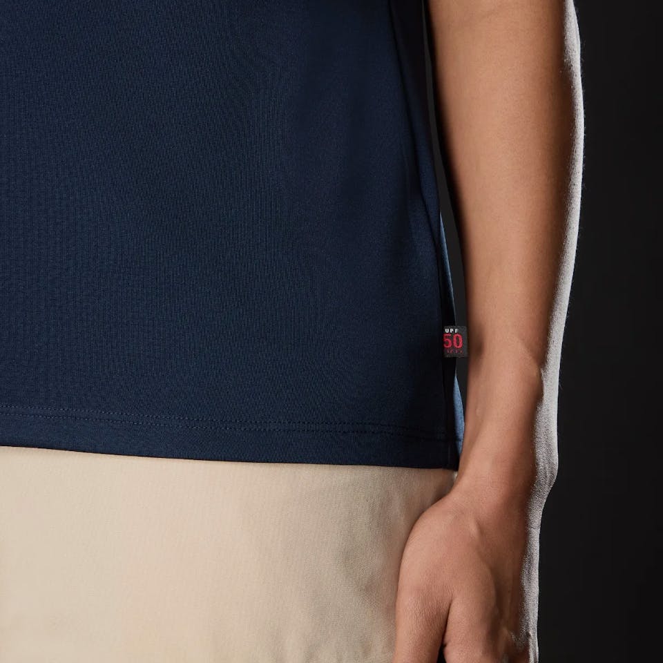 Musto Women's Evo Crew Sunblock Tee Navy 07